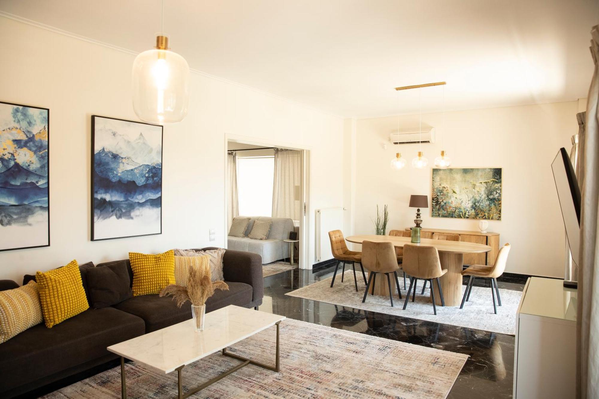 Spacious Glyfada Golf 4br -near + Shops Athens